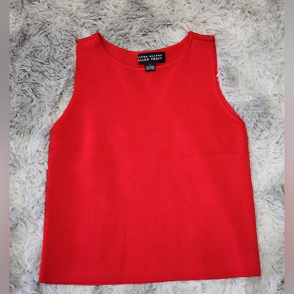 Ellen Tracy Tops - $8 If Bundled | VTG | Ellen Tracy/Linda Allard | Sleeveless Top | Red